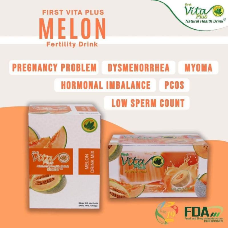 First Vita Plus Melon gold Juice 20sachets/box Shopee Philippines
