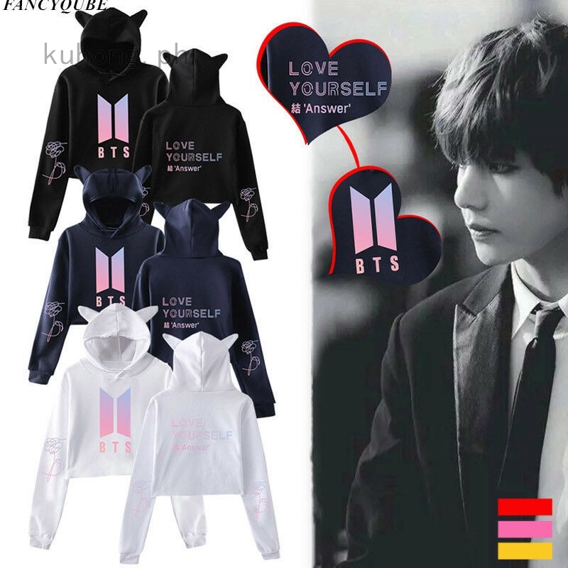 bts hoodie with cat ears