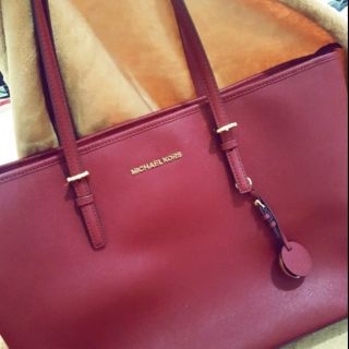 mk bags red