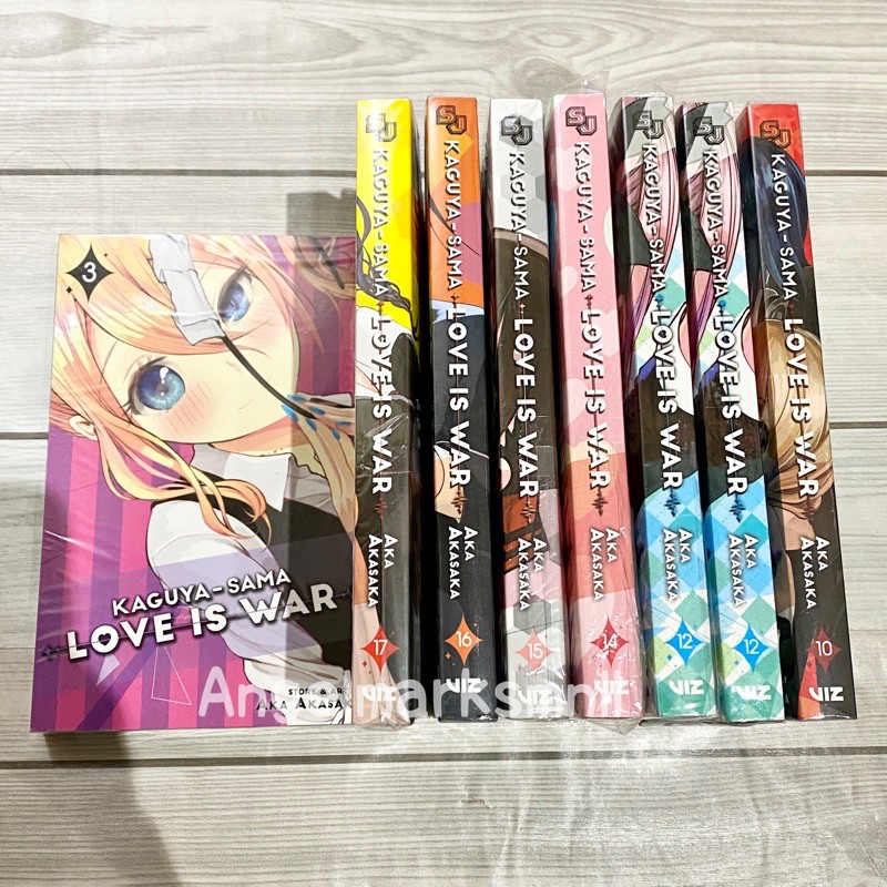 On Hand Kaguya Sama Love Is War Vol 1 18 Paperback Manga New And Sealed English Aka Akasaka Shopee Philippines