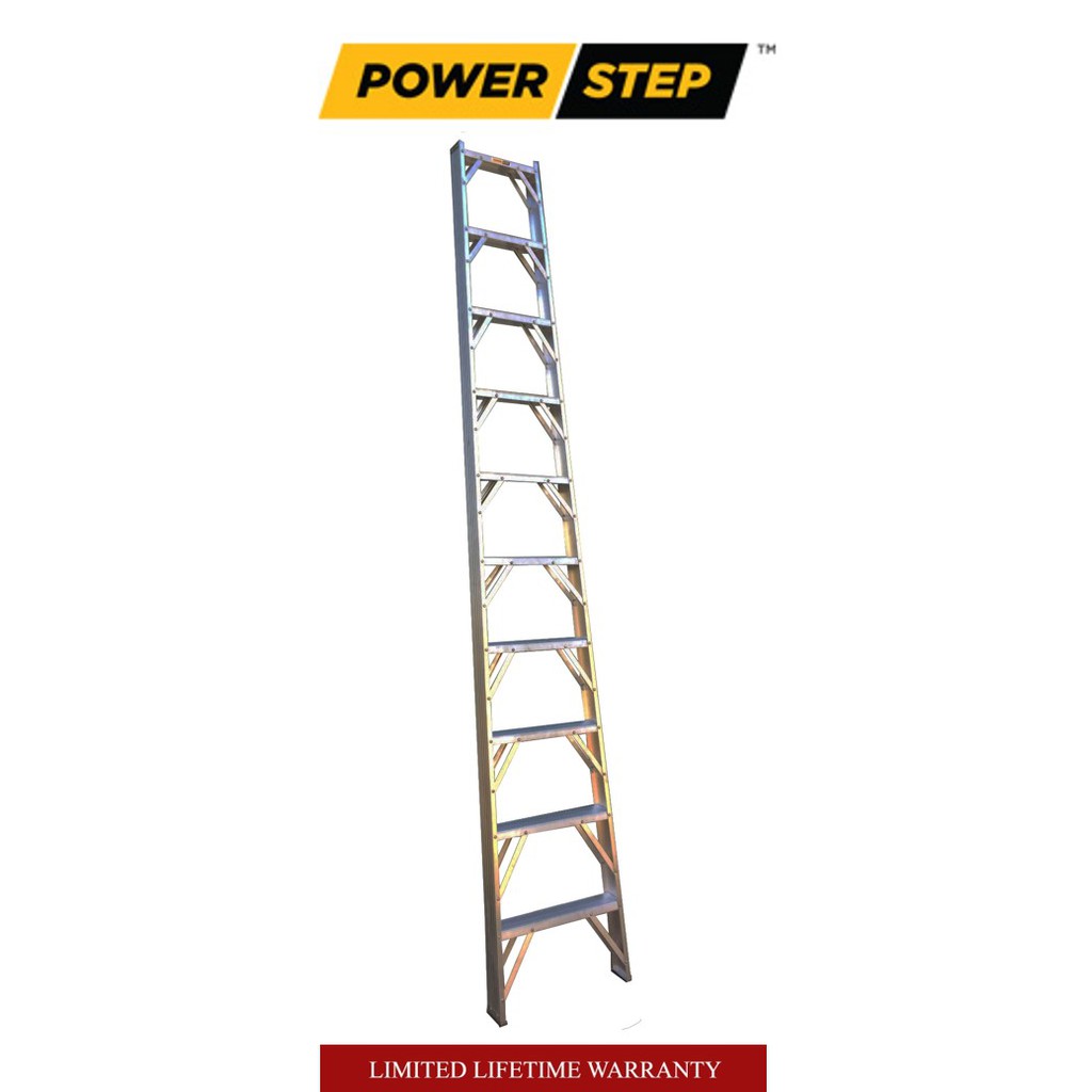 Power Step Aluminum Straight Ladder 10ft Shopee Philippines