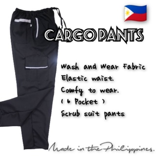 WASH AND WEAR | CARGO PANTS | SCRUB SUIT CARGO by : VEJ COLLECTIONPH