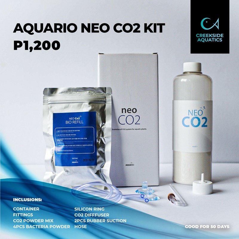 Aquario Neo Co2 Bottle Kit Diy Co2 Kit Original Made In Korea Shopee Philippines