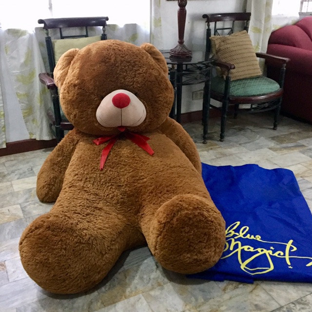 blue magic human size teddy bear