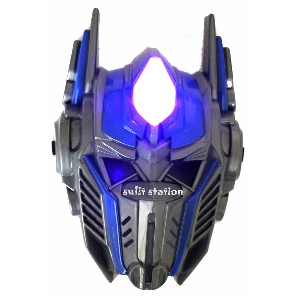 Transformer Optimus Prime Helmet Voice Changer Talking Mask Cosplay Toy