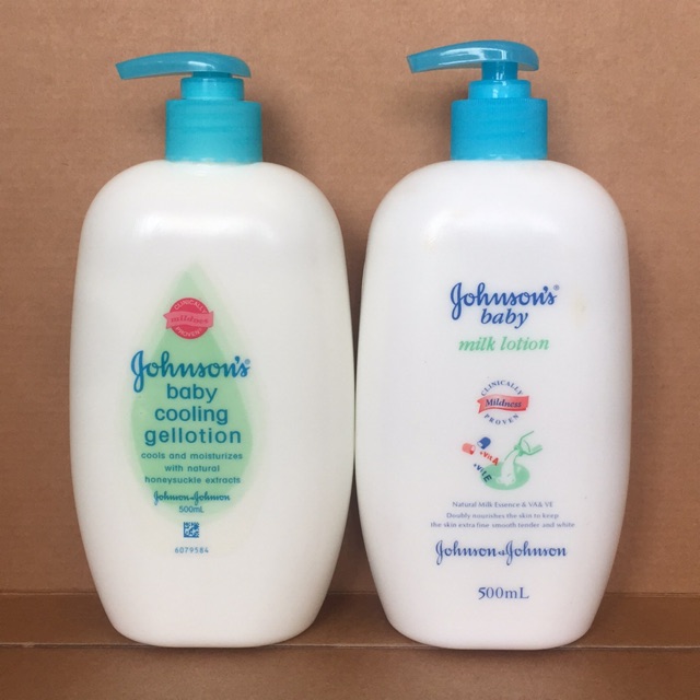 johnson cooling gel lotion