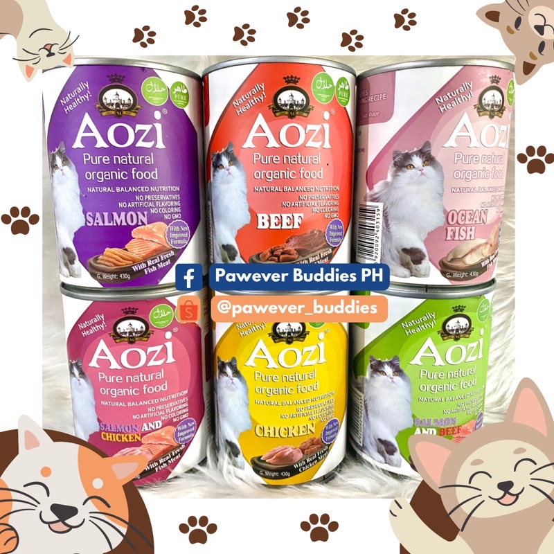 Aozi Cat Wet food in can 430g Shopee Philippines