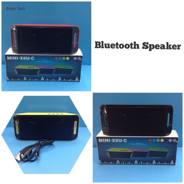 mini x8u bluetooth speaker