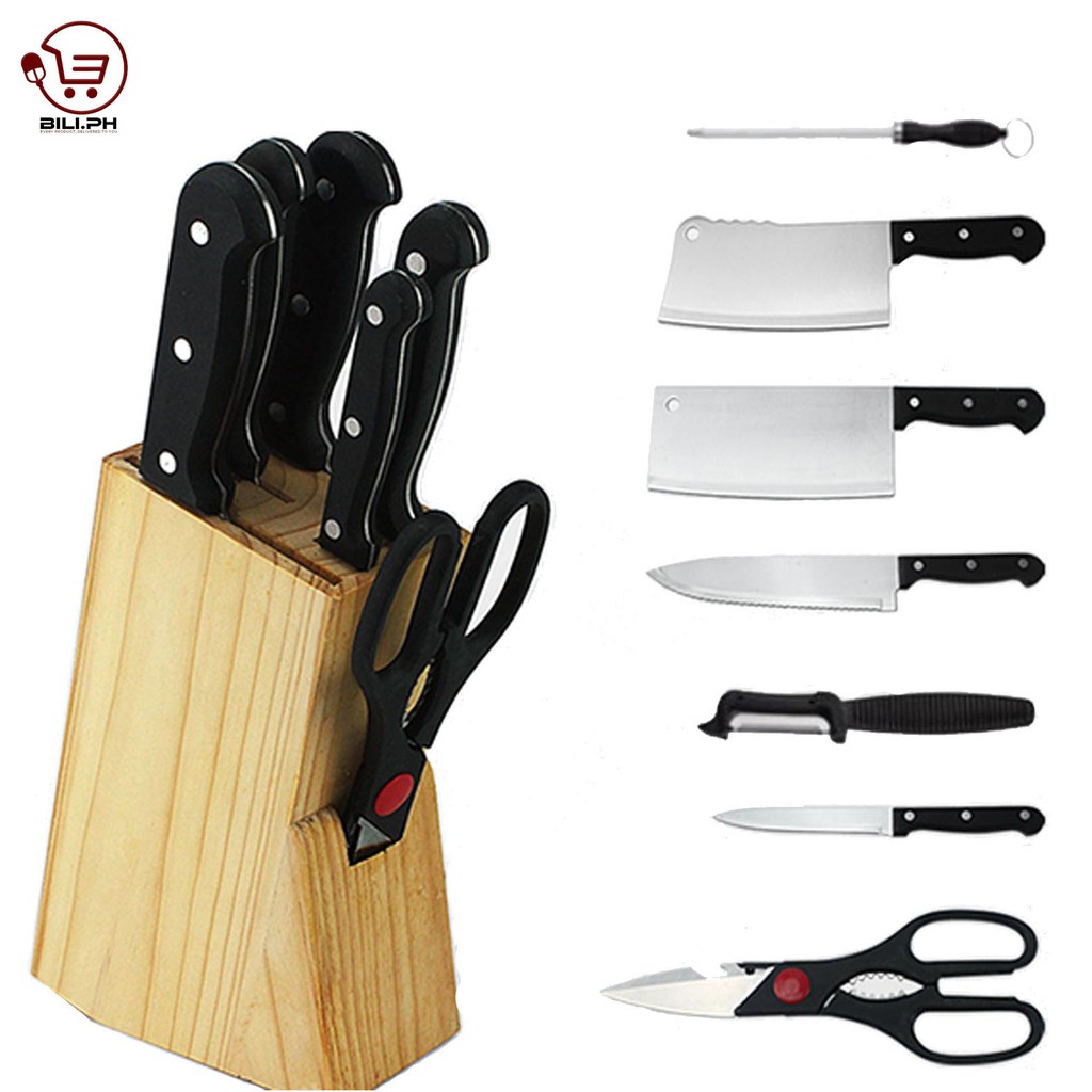 stainless steel kitchen knife set