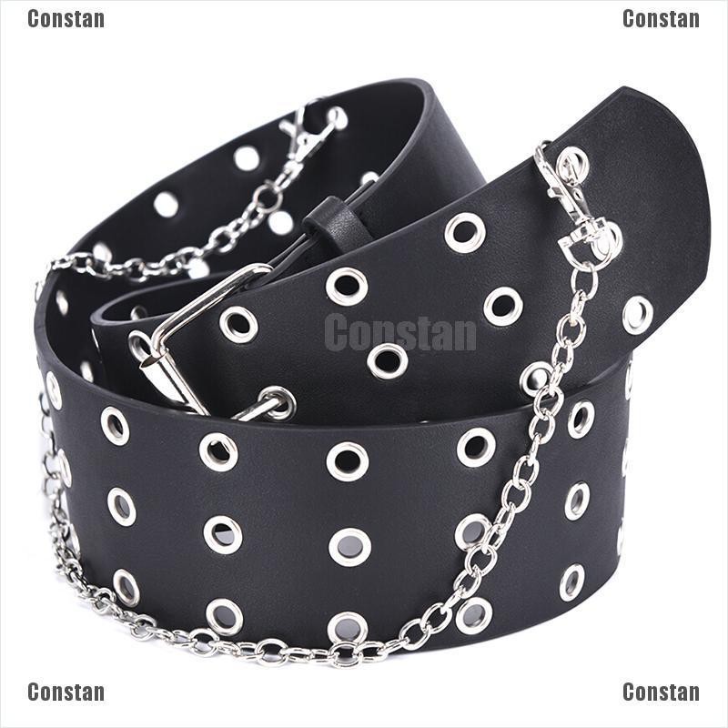 black chain belt