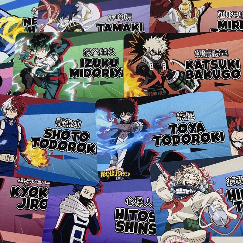 My Hero Academia Anime ID Cards | Shopee Philippines