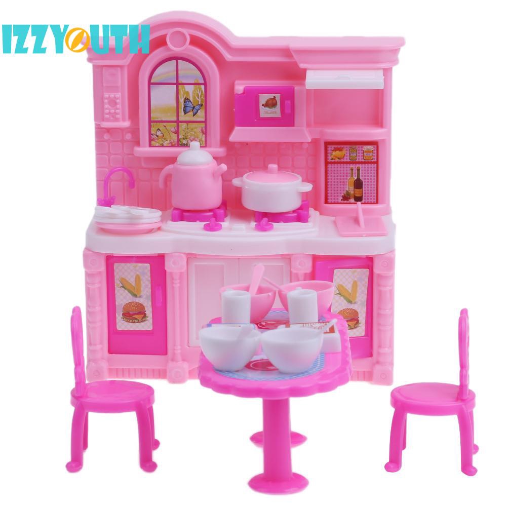 doll and kitchen
