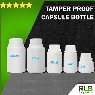 Tamper Proof Medicine Plastic Bottle HDPE - 50ml 75ML 100ML 150ML 200ML