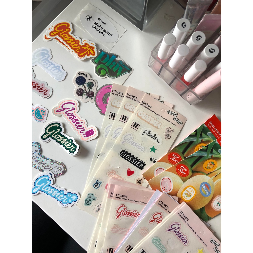 Authentic Glossier Sticker Shopee Philippines