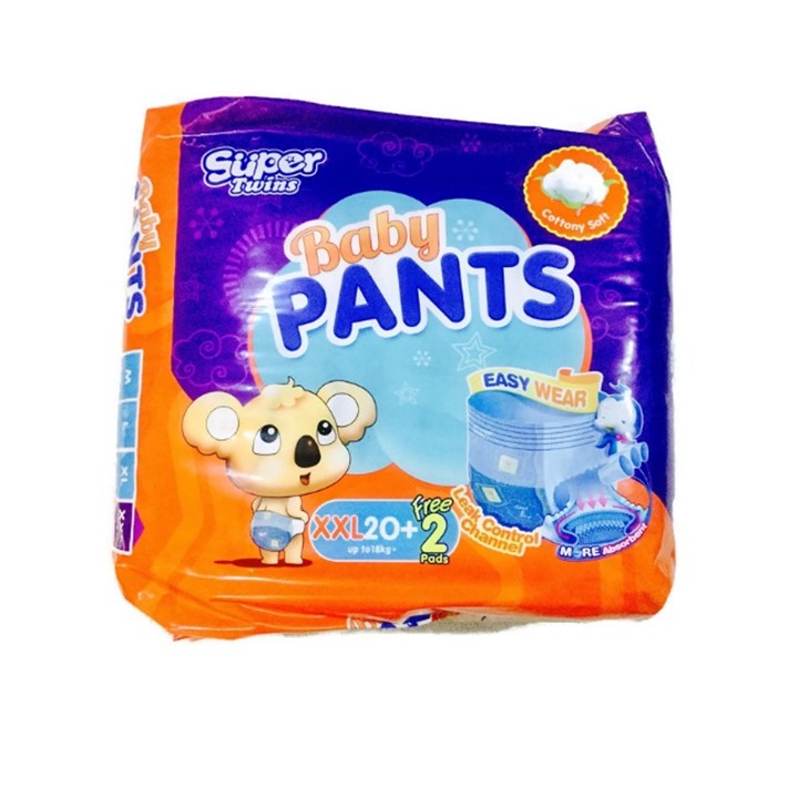 super twins diaper pants xxl price