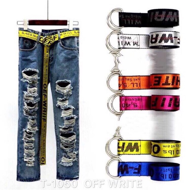 all off white belts