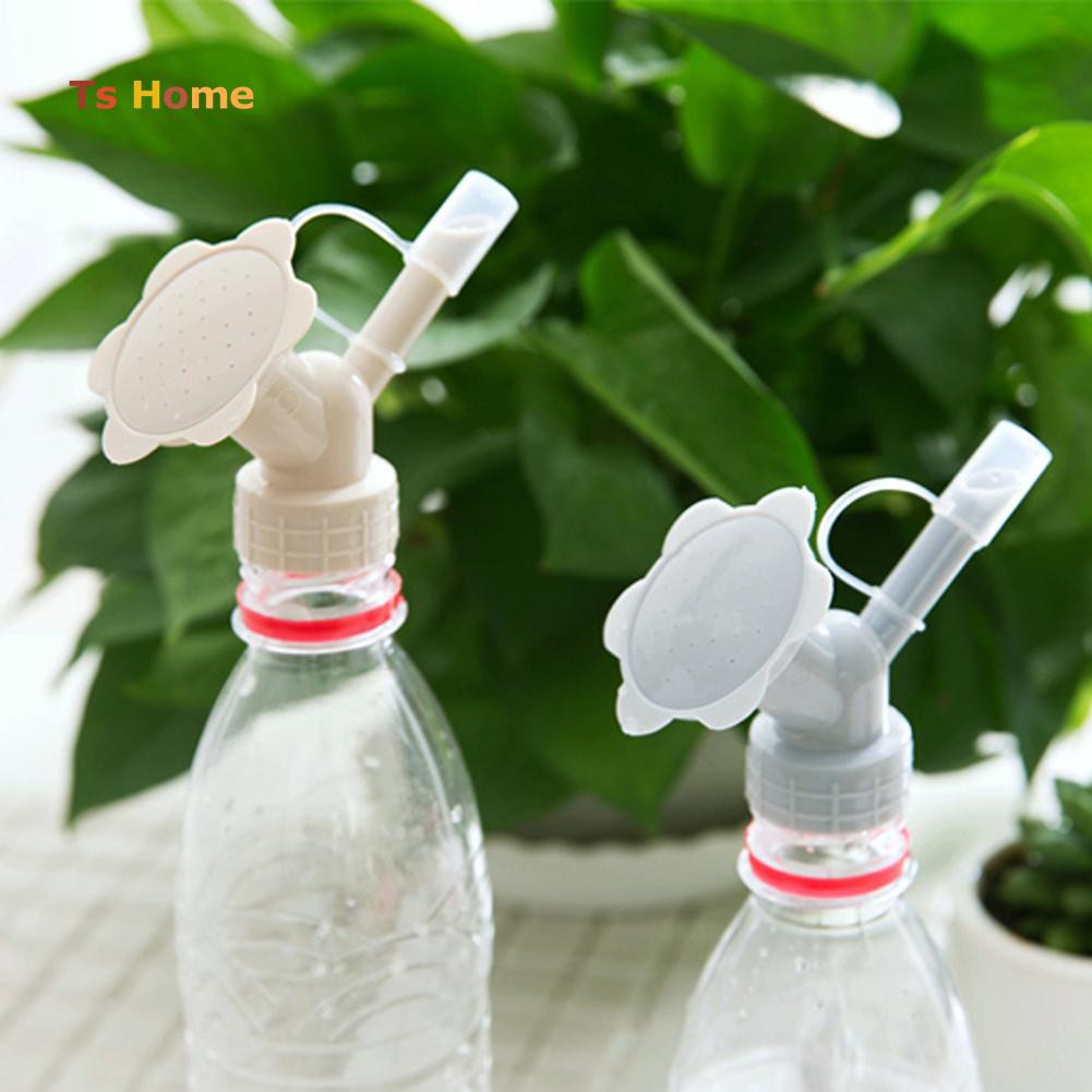 10Pcs Portable Plastic Mini Bottle Cap Watering Spout Office Gardening
