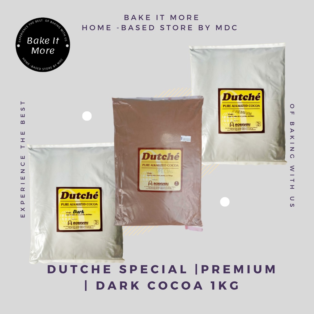 Dutche Pure Alkalized Cocoa powder Special Premium Dark 1kg Expiration