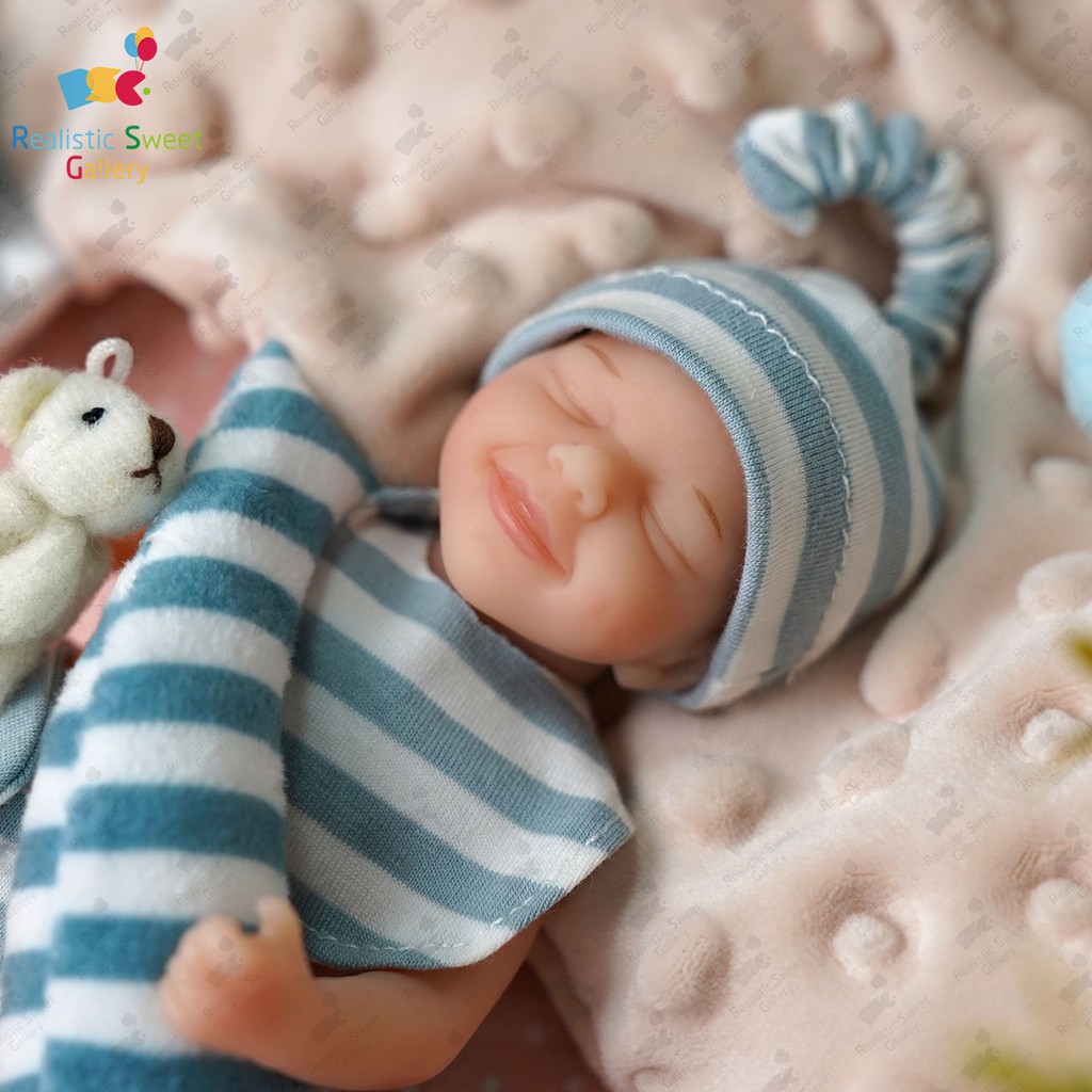 Rsg Pops It Fidget 6 Inches 15cm Bebes Reborn Dolls Silicone Full Body Mini Doll Sleeping Twin A Lif Shopee Philippines