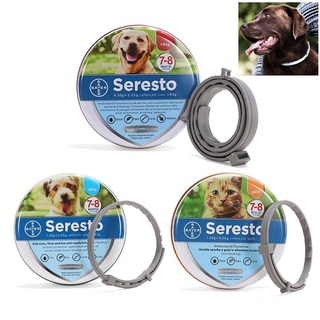 Bayer Seresto Retractable Deworming Dog Cat Collar 8 Month Flea Tick Prevention  Pet Supplies
