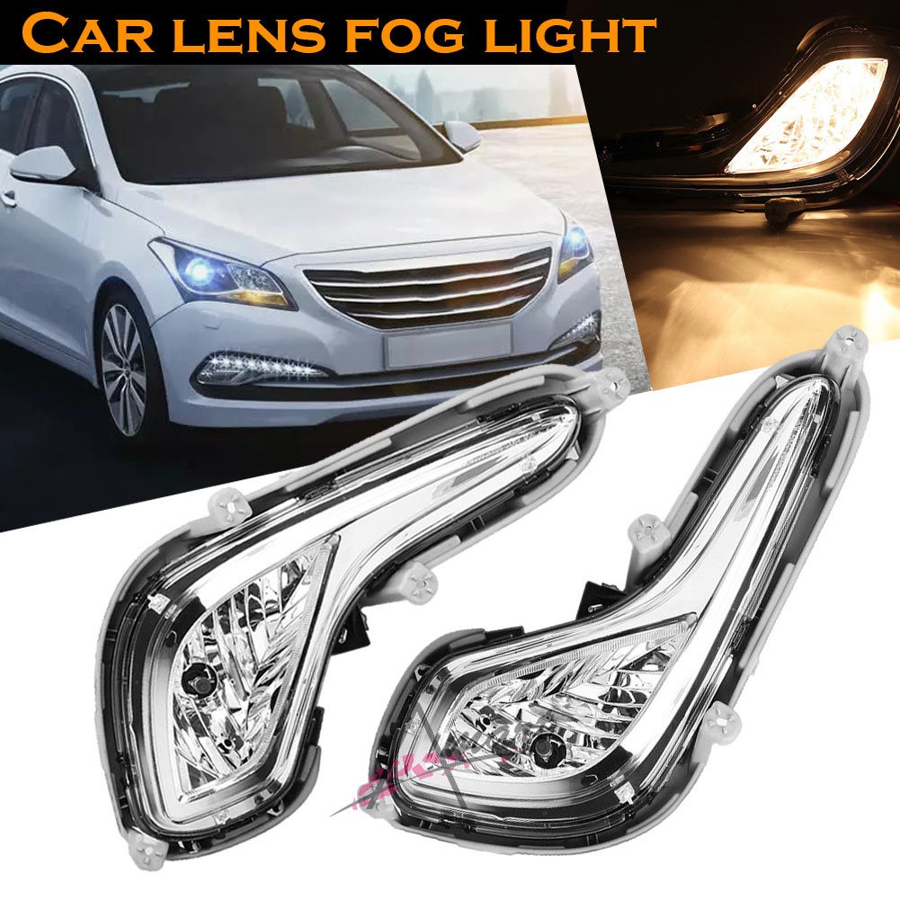 For Hyundai Accent 20122014 Front Bumper Fog Lamp Light Clear Lens w