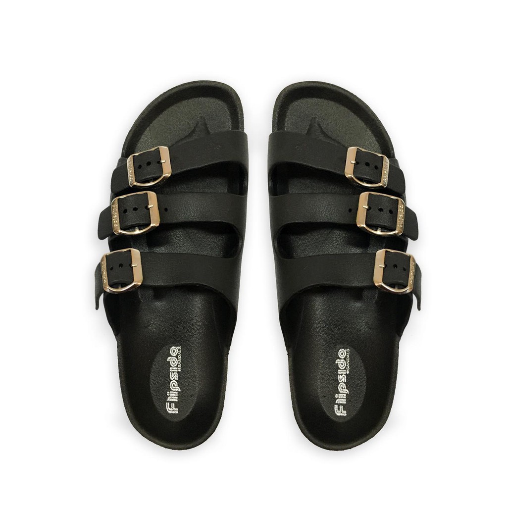 FLIPSIDE Ladies Elora Black Sandals | Shopee Philippines