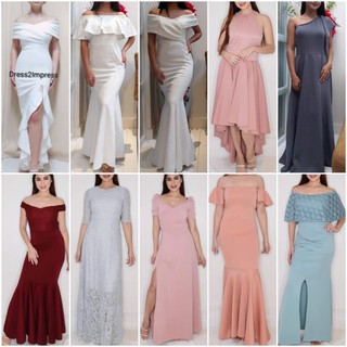 pre order made to order entourage dress gown pang abay | Shopee Philippines