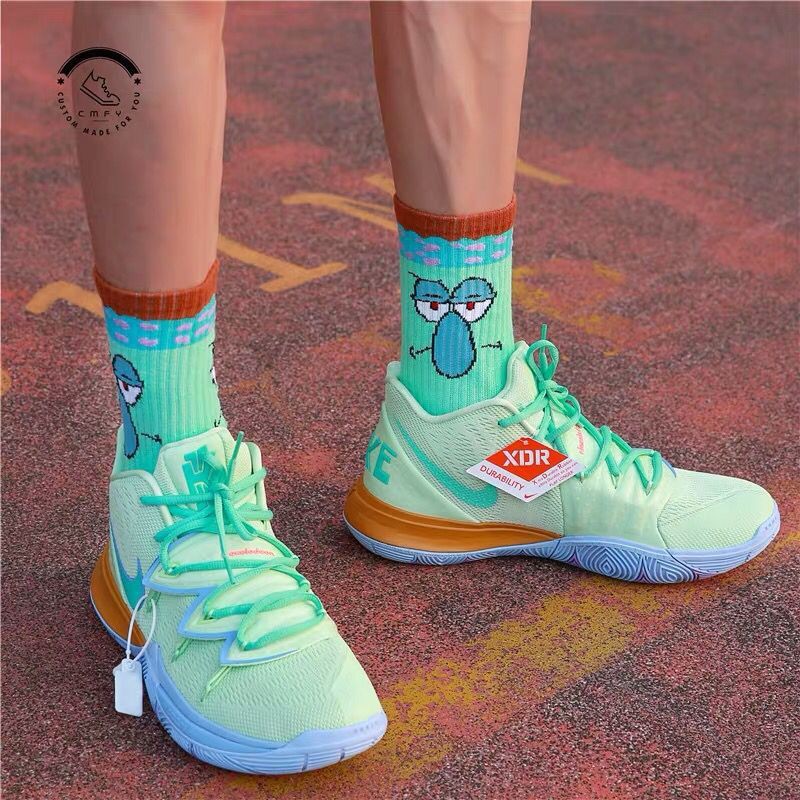 spongebob basketball socks