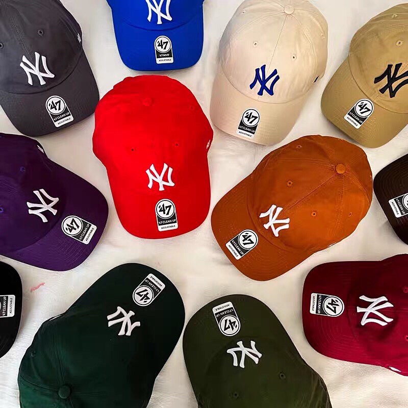 47 Brand ~ New York Yankees Cleanup Adjustable Hat (Big Logo) | Shopee ...