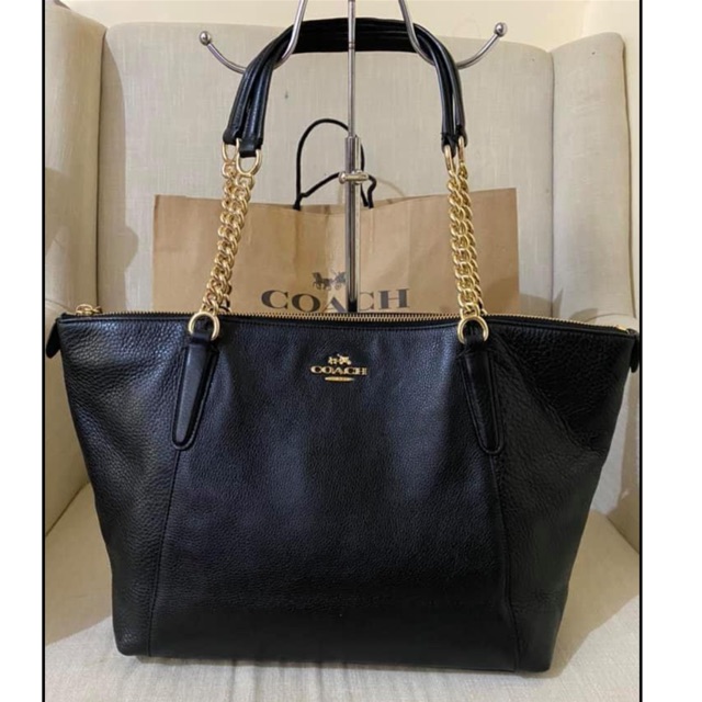 coach ava chain tote