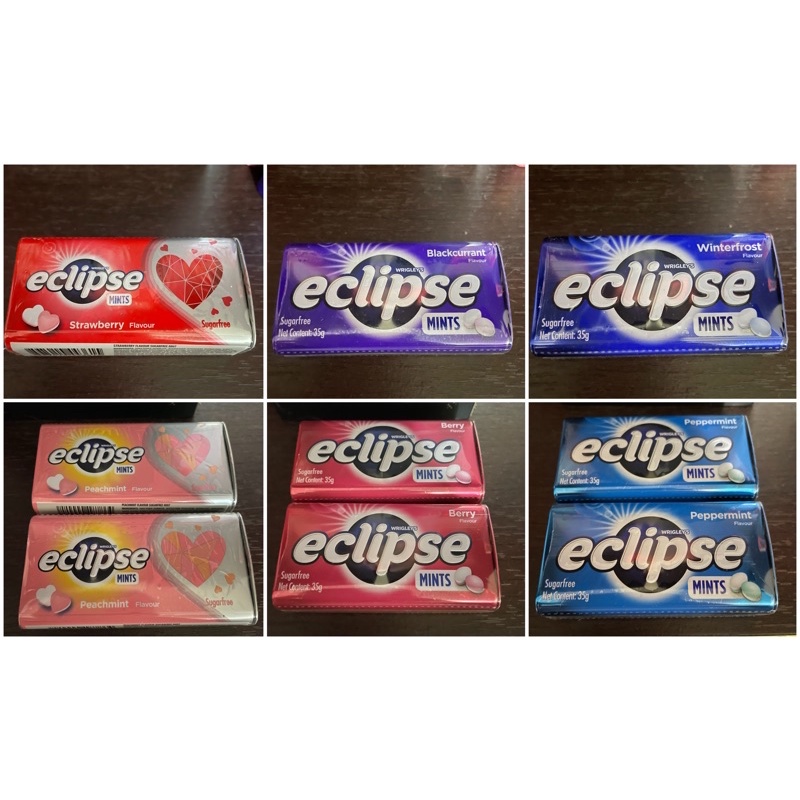 Eclipse Mints 35g Peppermint, Winterfrost, Blackcurrant, Berry