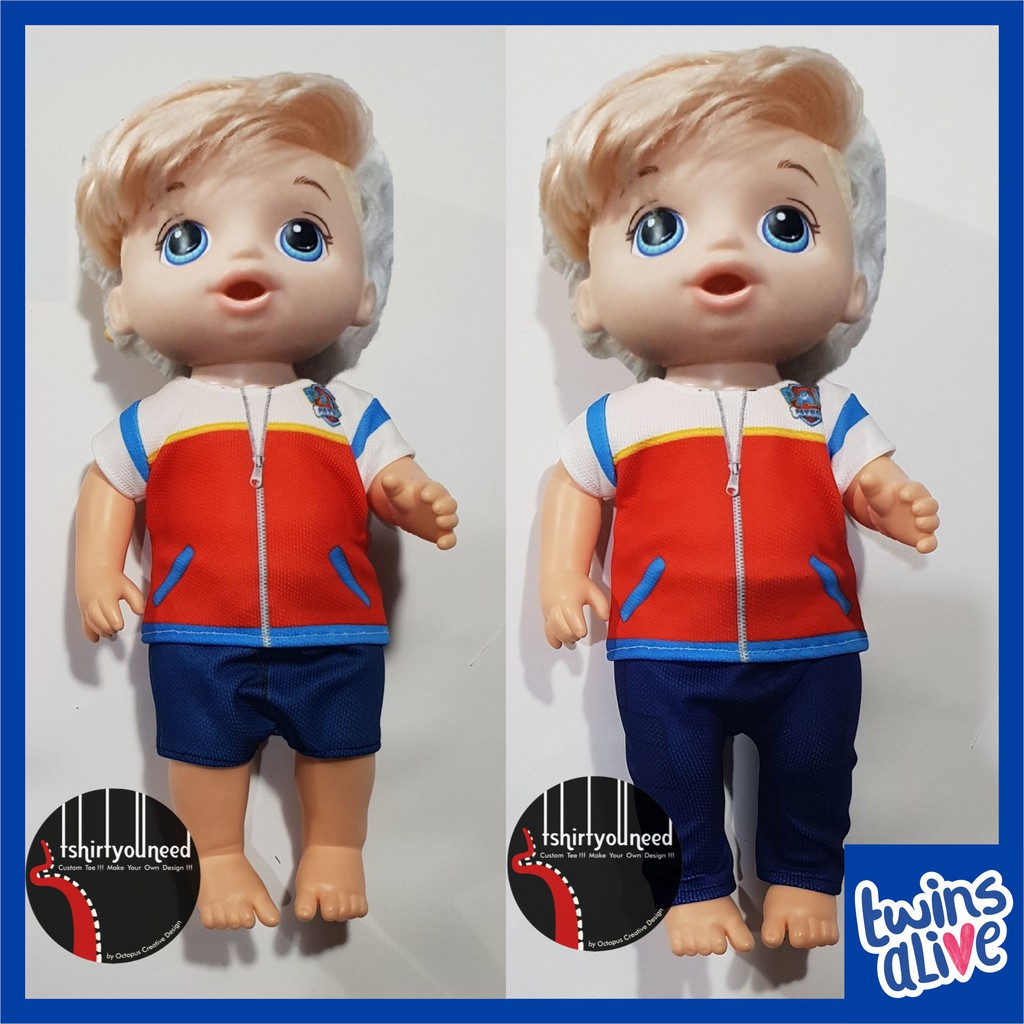 Baby Alive Boy Ryder Paw Patrol Doll Clothes Shopee Philippines