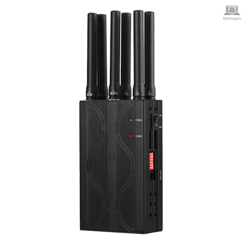 Handheld Lightweight Portable Sixchannel Car GPS Signal Blockers WIFI