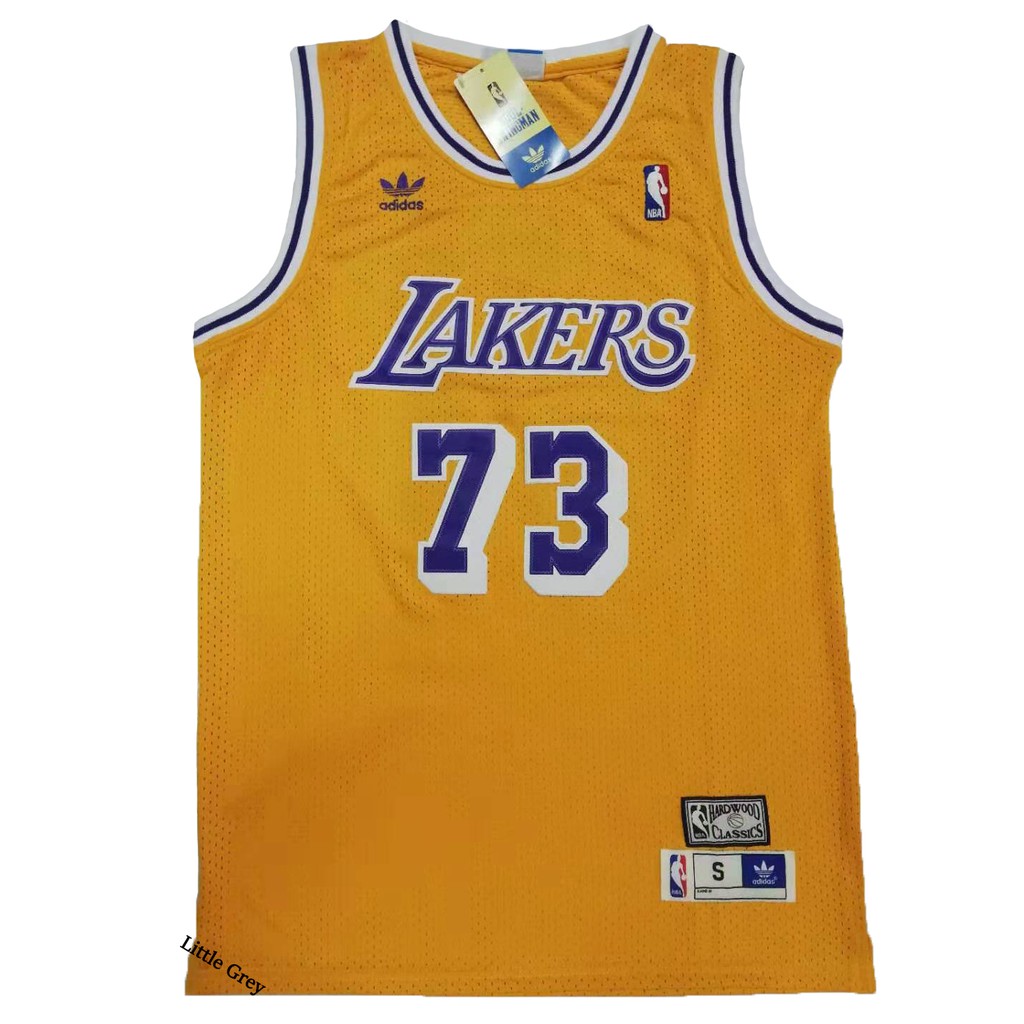 NBA Lakers 73 Dennis Rodman Old School 