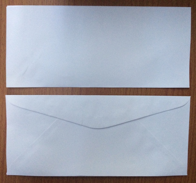 White Letter Envelope No.10Long 1box Shopee Philippines
