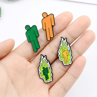 【CHAOS】 ins Hipster Alloy Brooch Creative Cartoon Color Logo Series Badge Clothing Accessories #5