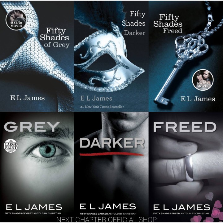 Fifty Shades Of Grey Collection By E L James Shopee Philippines