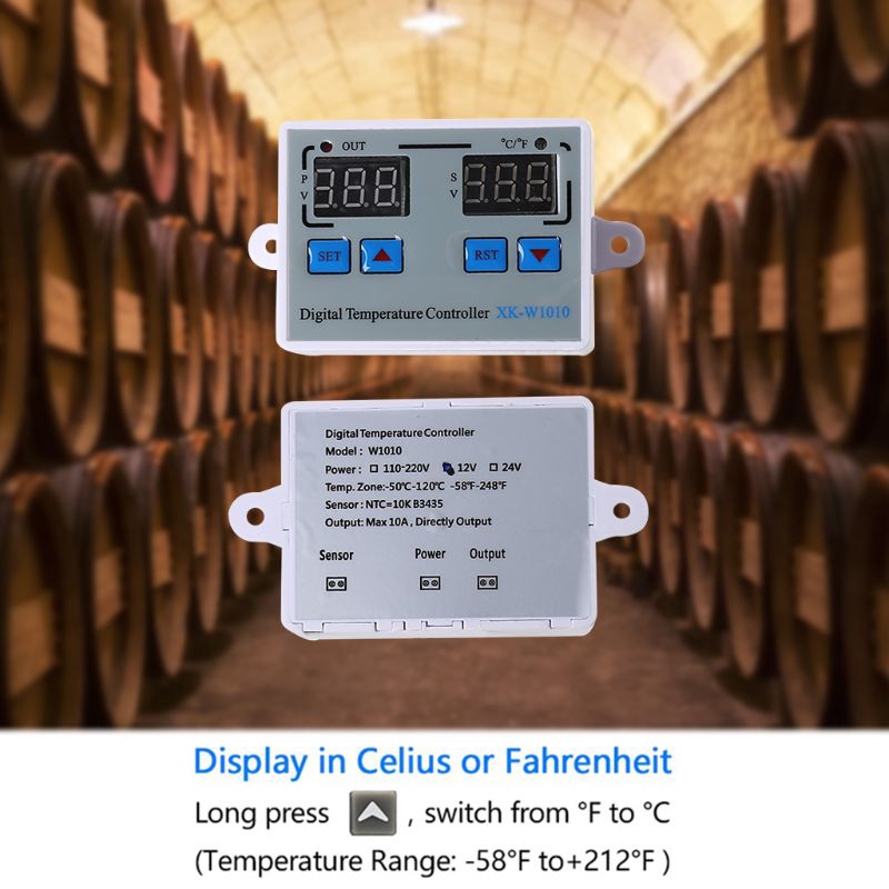 fahrenheit temperature controller