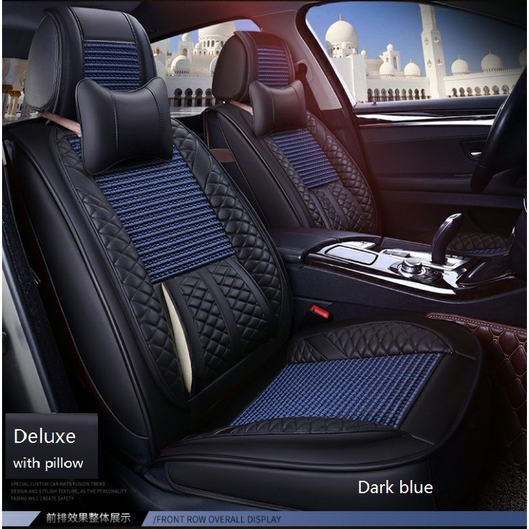 seat cover color for blue car