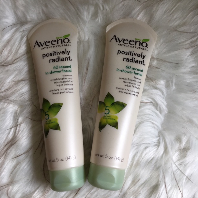 aveeno 60 second facial
