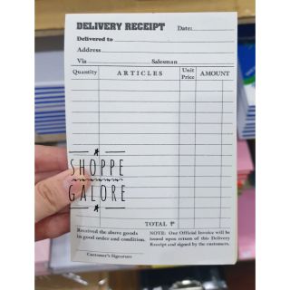 delivery receipt temporary receipt shopee philippines