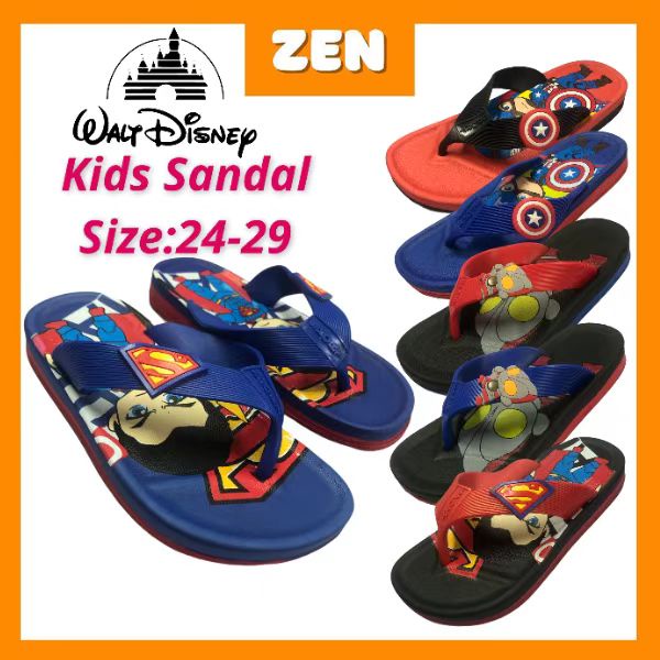 [ZEN] Kids 24-29 Cartoon Sandal I Sandal Budak I Selipar Budak I Boy ...