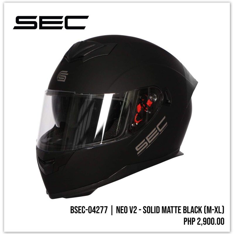 SEC Neo Full face dual visor Helmet Shopee Philippines