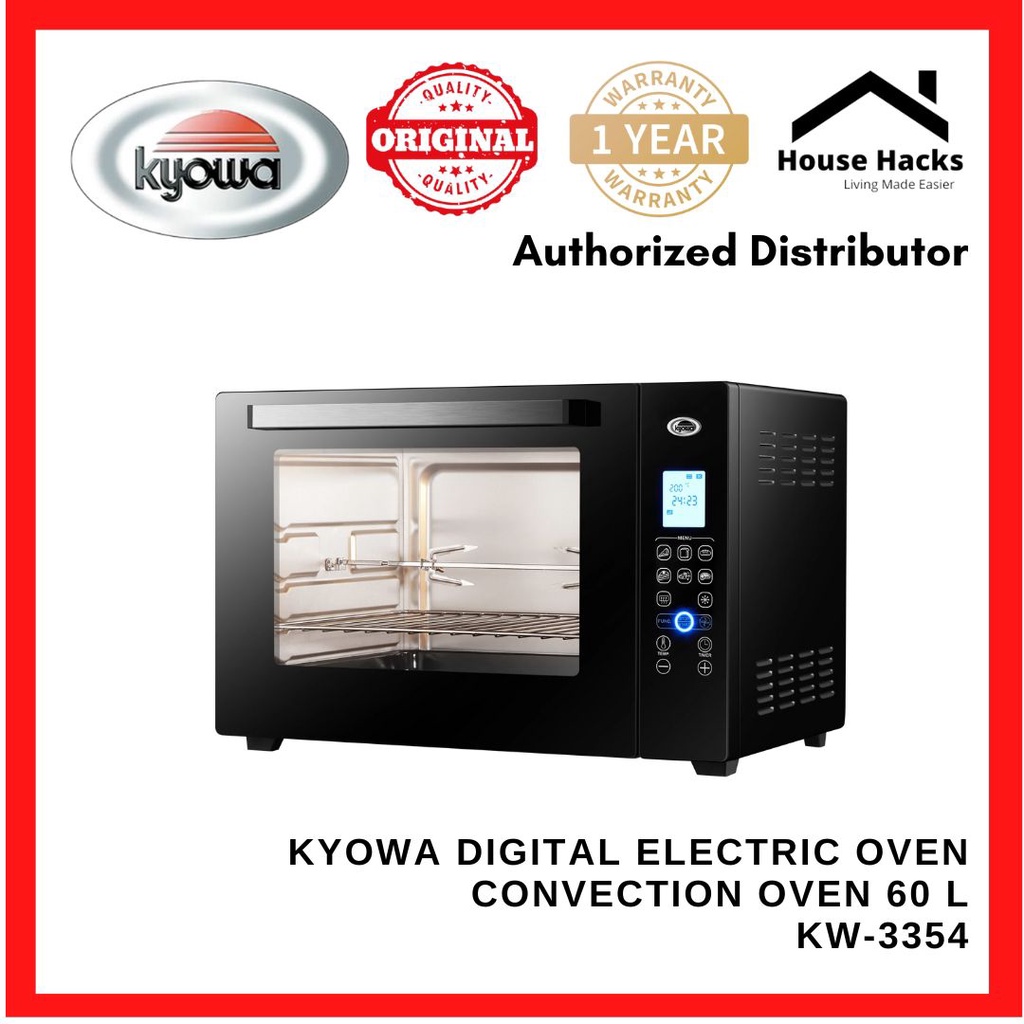 Kyowa Digital Electric Oven Convection Oven Kw3354 60 Liters (House