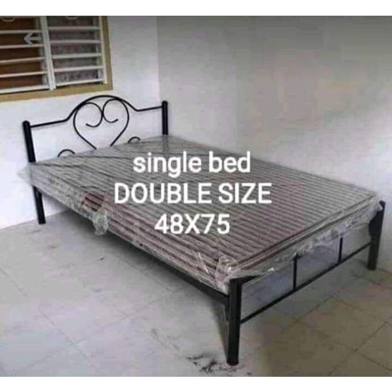 steel-bed-double-size-with-uratex-foam-shopee-philippines