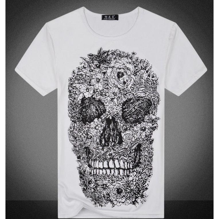 vans skeleton t shirt