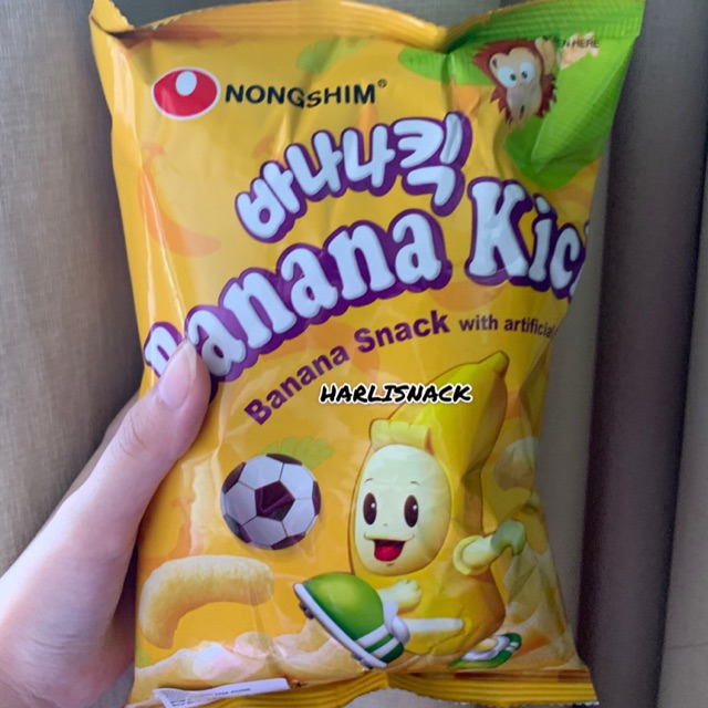 Nongshim BANANA SNACK KICK KOREAN SNACK KOREAN SNACK 45gr Shopee