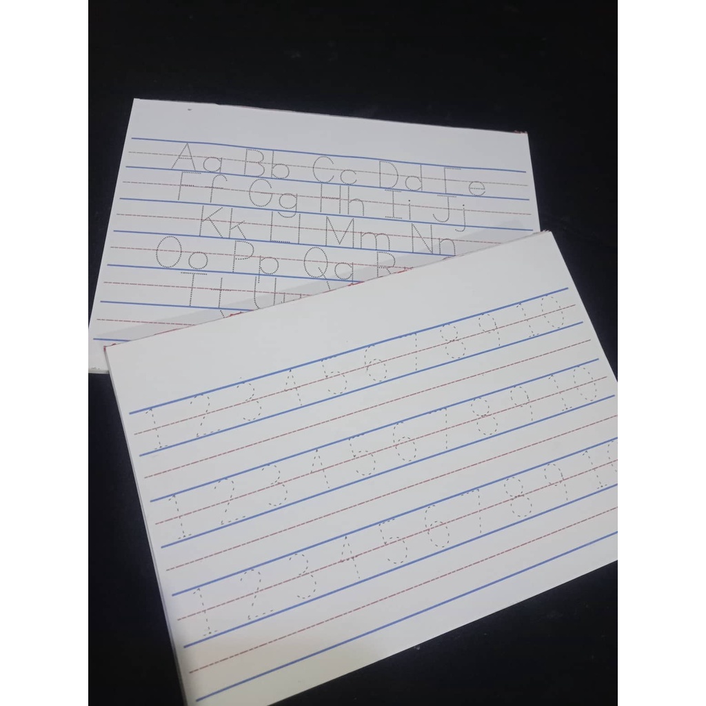 Tracing Pad for Kids - 40 pages - Alphabet, Numbers, Name | Shopee