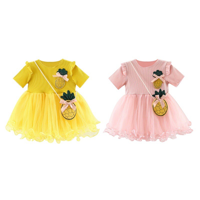 baby girl pineapple dress