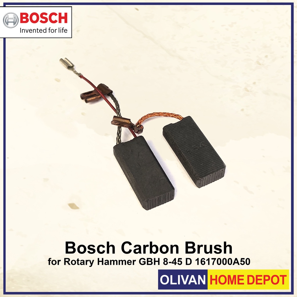 BOSCH Replacement Sparepart Carbon Brush for Rotary Hammer GBH 845 D 1617000A50 Shopee
